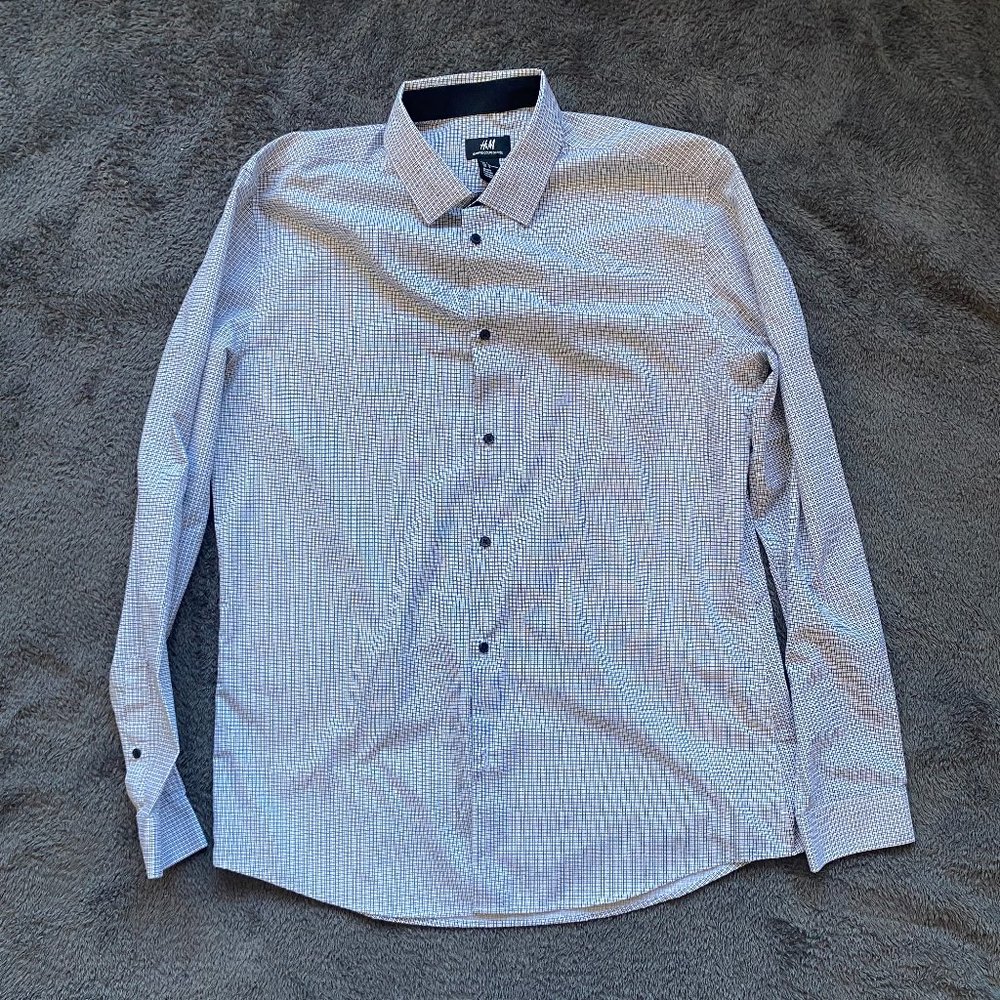 H&M Men's Checkered Shirt, Large